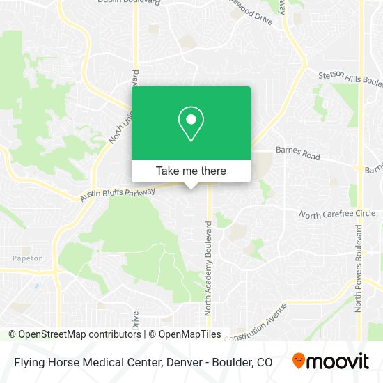 Flying Horse Medical Center map