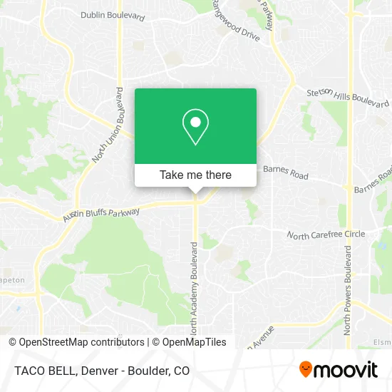 Mapa de TACO BELL