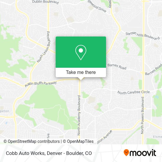 Cobb Auto Works map