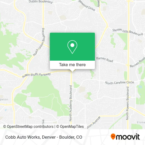 Cobb Auto Works map