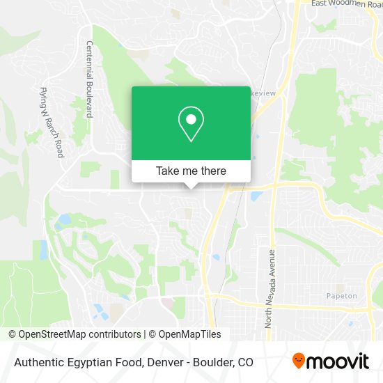 Authentic Egyptian Food map