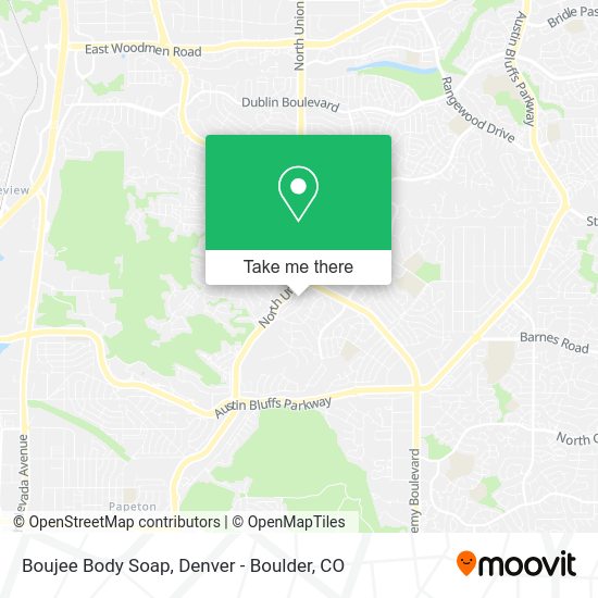 Boujee Body Soap map