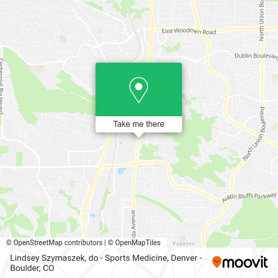 Mapa de Lindsey Szymaszek, do - Sports Medicine
