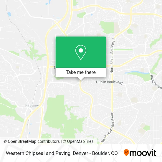 Western Chipseal and Paving map