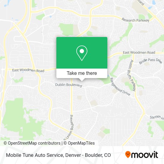 Mapa de Mobile Tune Auto Service