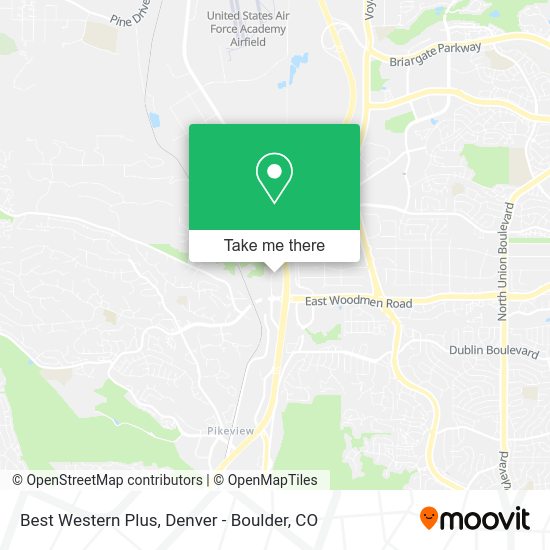 Best Western Plus map