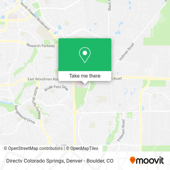 Directv Colorado Springs map