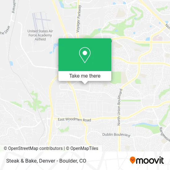Steak & Bake map