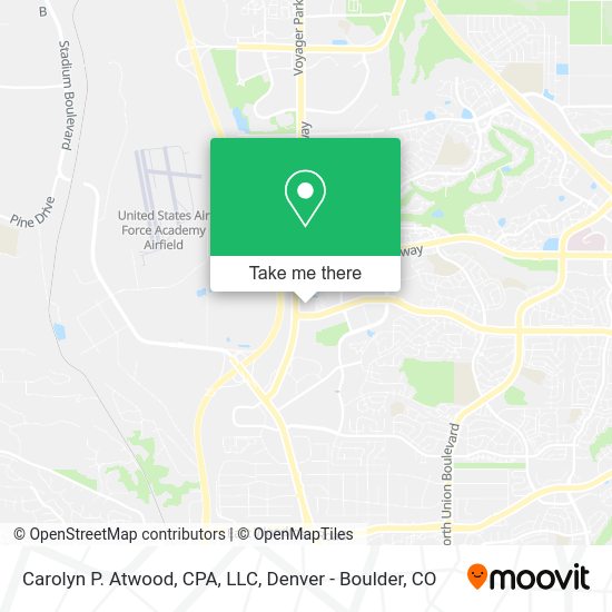 Mapa de Carolyn P. Atwood, CPA, LLC