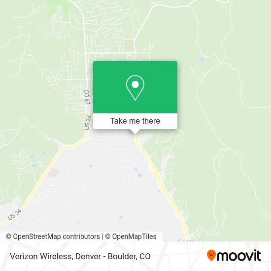 Verizon Wireless map