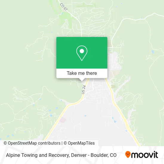 Alpine Towing and Recovery map