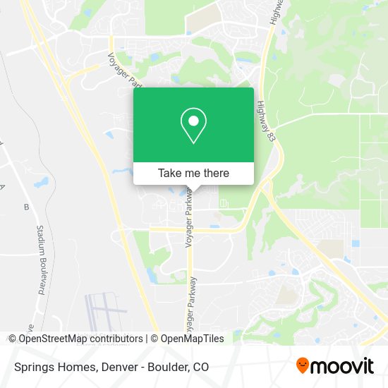 Springs Homes map