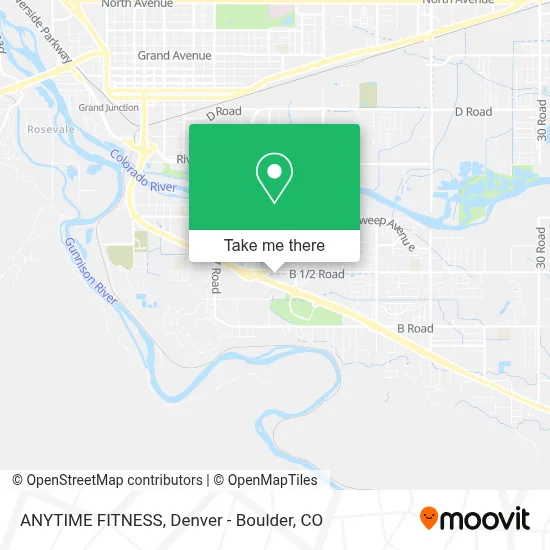 ANYTIME FITNESS map