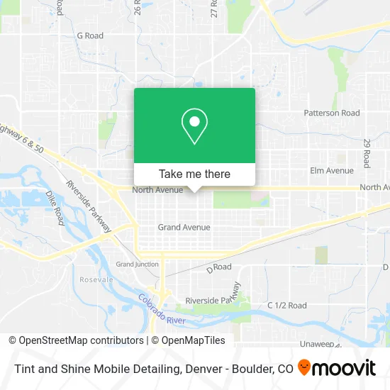 Tint and Shine Mobile Detailing map