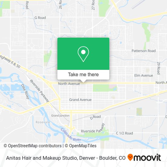 Anitas Hair and Makeup Studio map