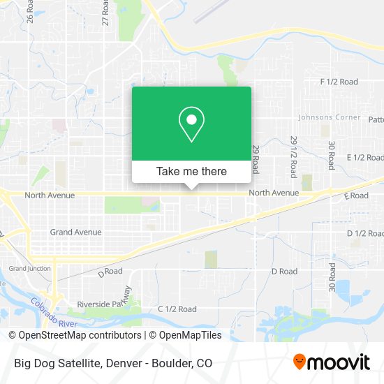 Big Dog Satellite map