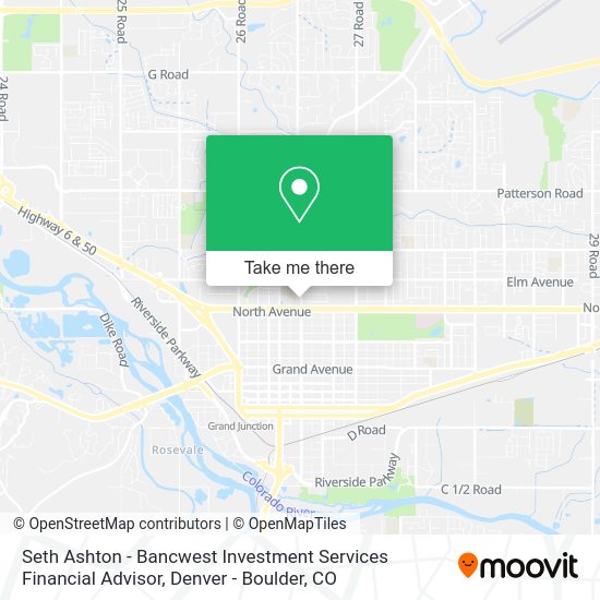 Seth Ashton - Bancwest Investment Services Financial Advisor map
