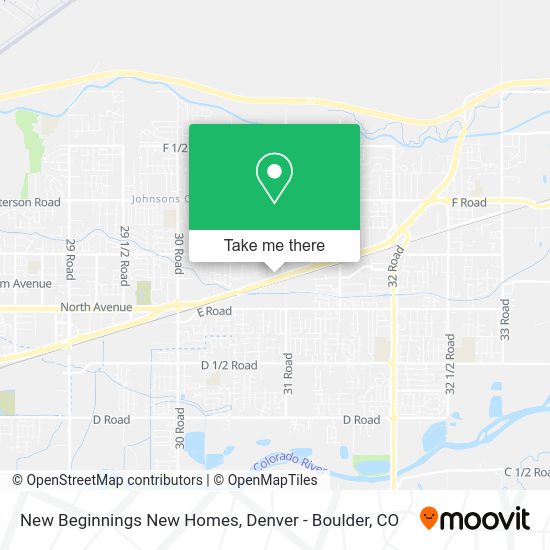 New Beginnings New Homes map