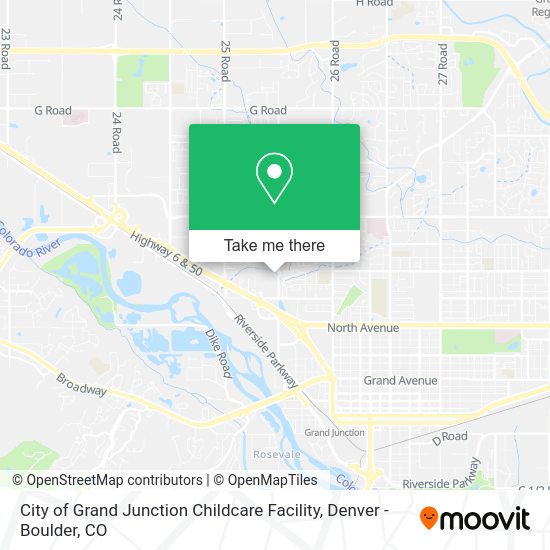 Mapa de City of Grand Junction Childcare Facility