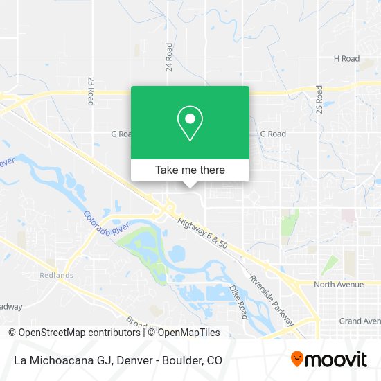 La Michoacana GJ map