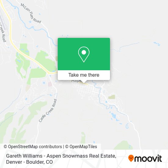 Gareth Williams - Aspen Snowmass Real Estate map