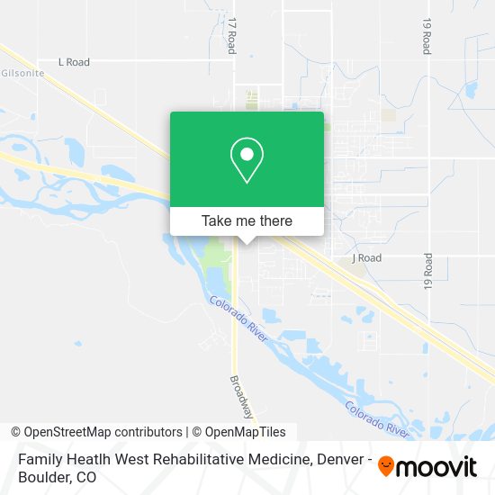 Family Heatlh West Rehabilitative Medicine map