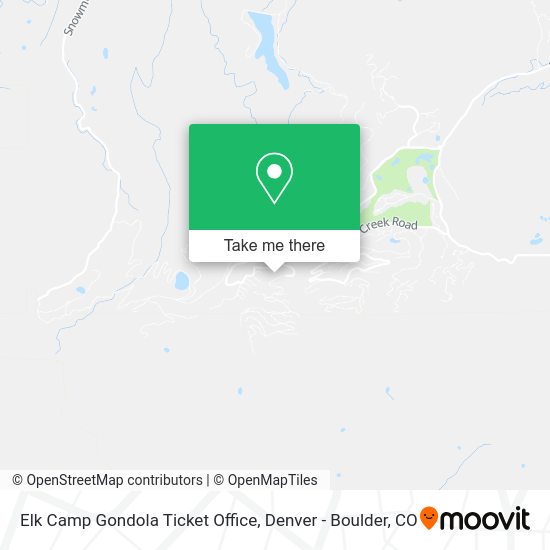 Mapa de Elk Camp Gondola Ticket Office