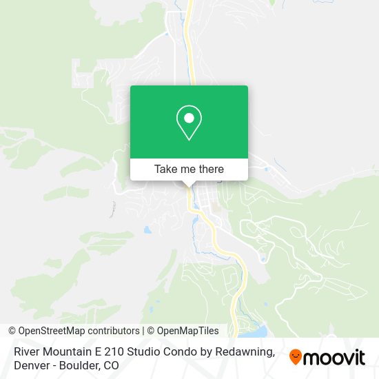 River Mountain E 210 Studio Condo by Redawning map