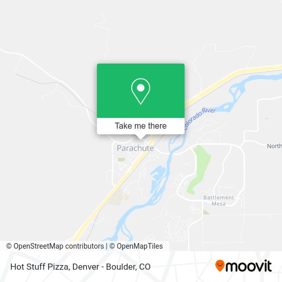 Mapa de Hot Stuff Pizza