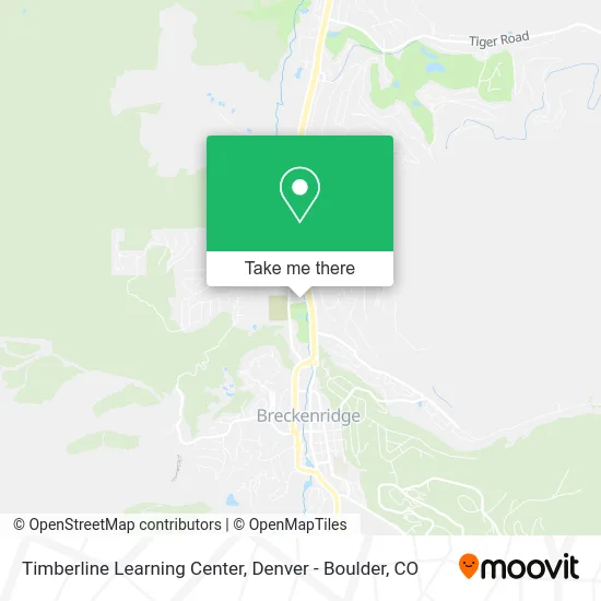 Timberline Learning Center map