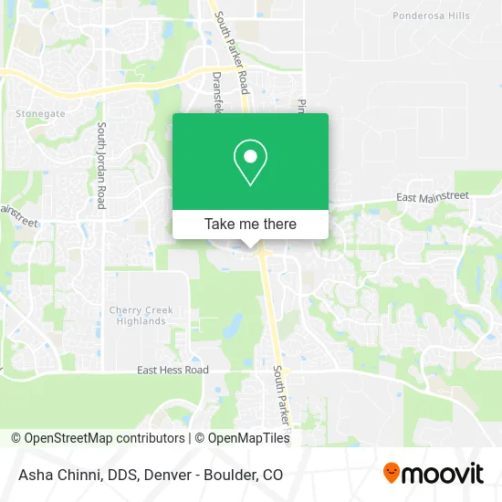 Asha Chinni, DDS map