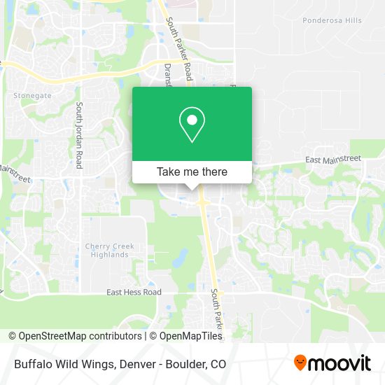 Mapa de Buffalo Wild Wings