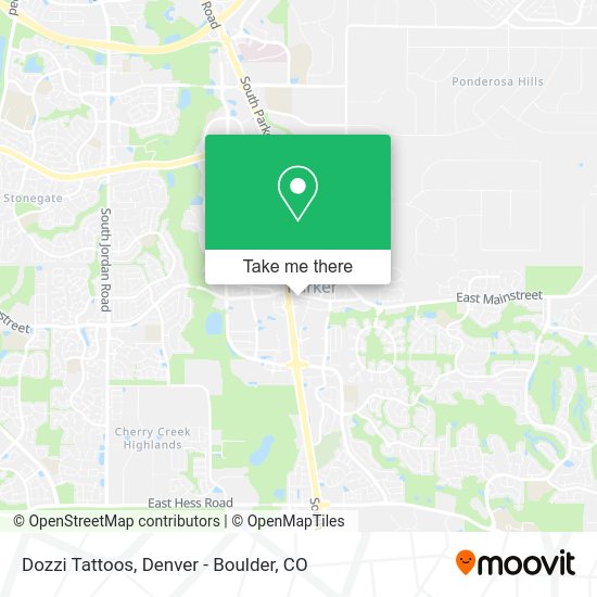 Dozzi Tattoos map