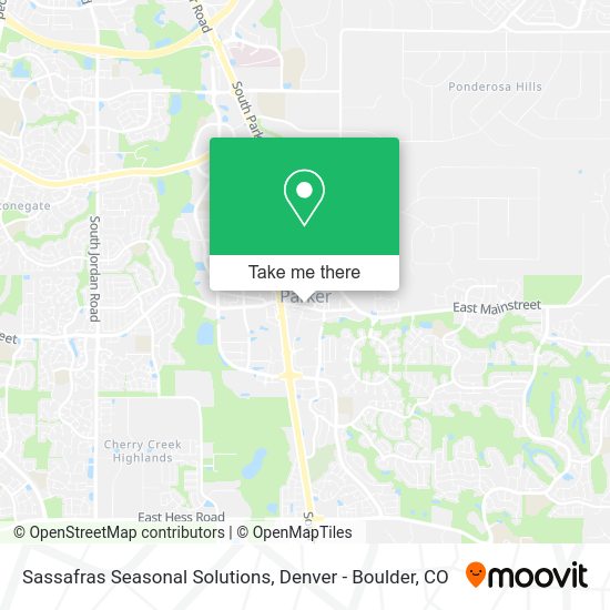 Mapa de Sassafras Seasonal Solutions