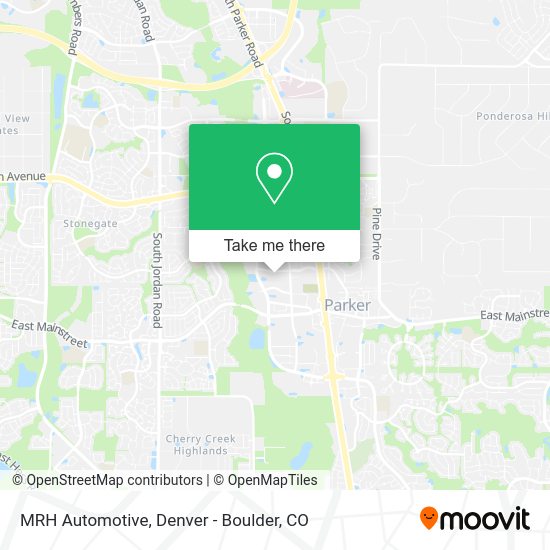 MRH Automotive map