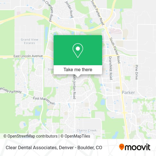 Mapa de Clear Dental Associates
