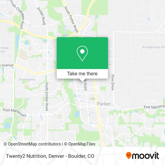 Mapa de Twenty2 Nutrition