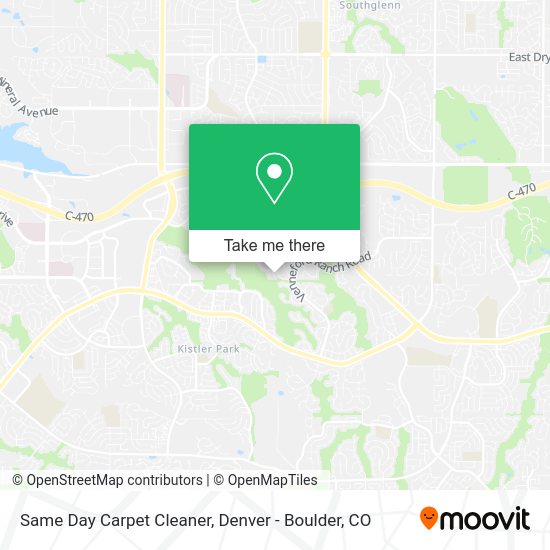 Same Day Carpet Cleaner map