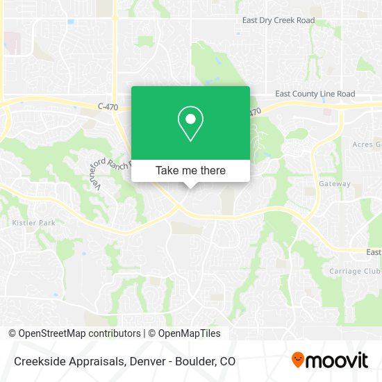 Creekside Appraisals map