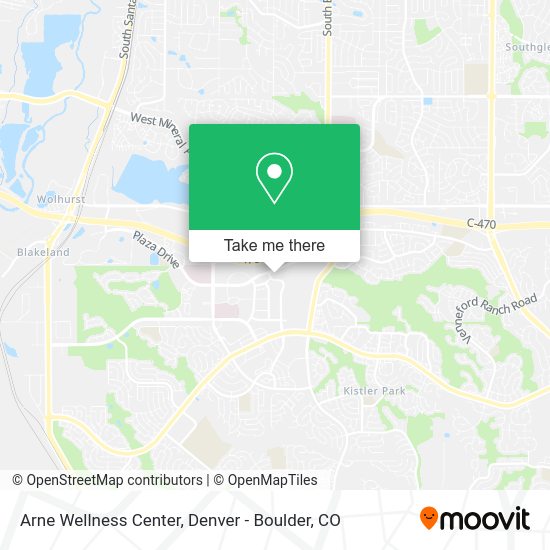 Arne Wellness Center map