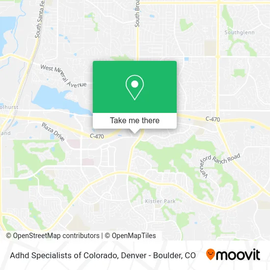 Mapa de Adhd Specialists of Colorado