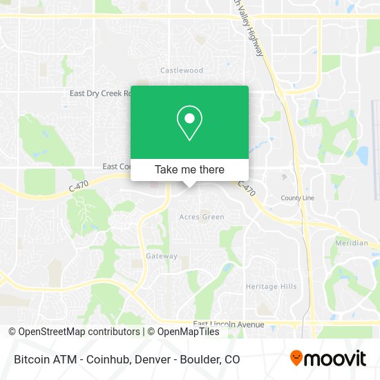 Mapa de Bitcoin ATM - Coinhub
