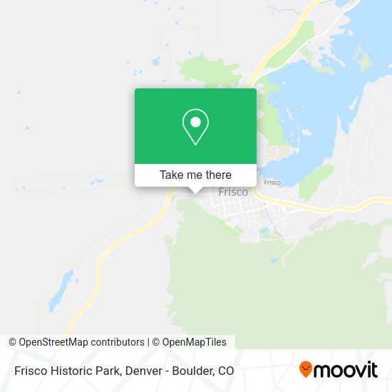 Frisco Historic Park map
