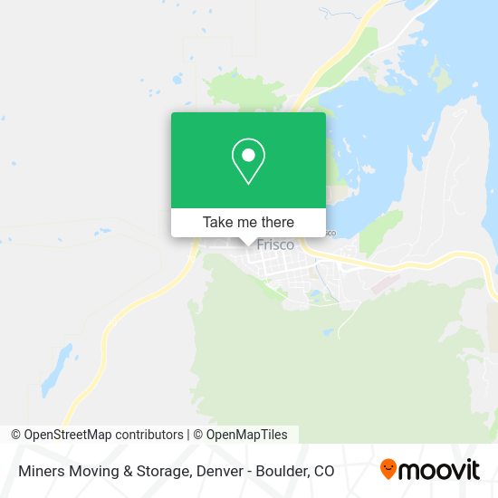 Mapa de Miners Moving & Storage