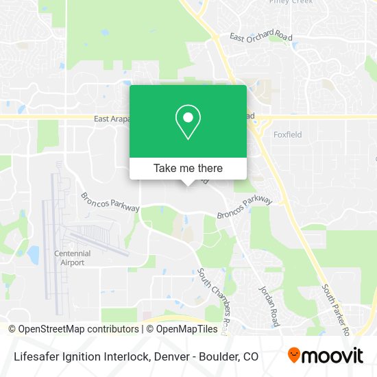 Lifesafer Ignition Interlock map