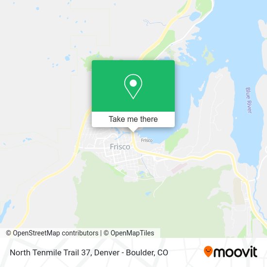 Mapa de North Tenmile Trail 37