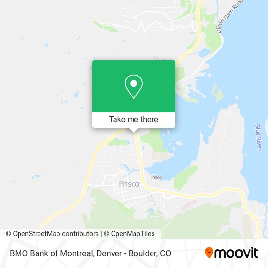 BMO Bank of Montreal map