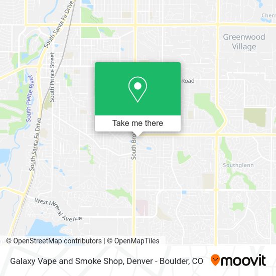Galaxy Vape and Smoke Shop map