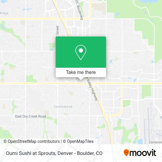 Mapa de Oumi Sushi at Sprouts