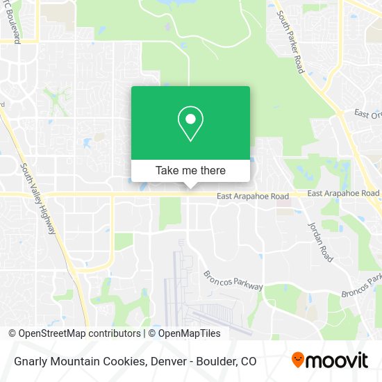 Gnarly Mountain Cookies map